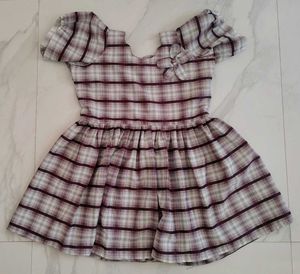 Charming Plaid Fit & Flare Dress