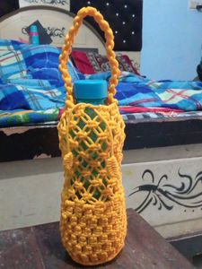 Handmade Macrame Water Bottle Holder