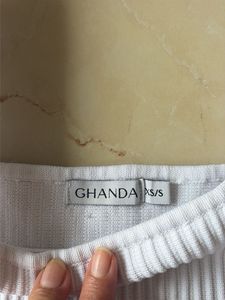 Ribbed Square Neck Crop Top