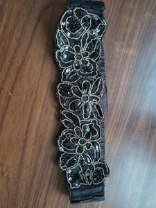 Light Orange Shade Beaded Belt