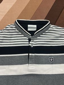 Men's Striped Polo T-Shirt