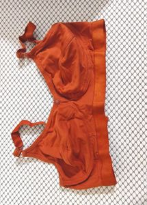 Comfortable Orange Bra