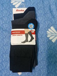 Bata Men's Crew Length Socks - 3 Pack