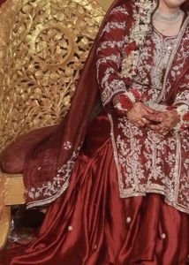 Maroon Bridal Lehenga Choli