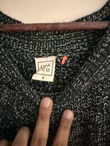 Y2K Grey Halter Knit Tank Top
