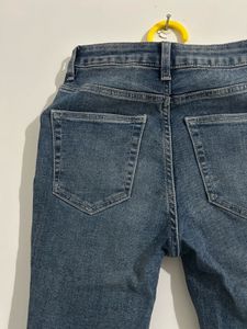 H&amp;M Blue Wash High Waisted skinny Jeans