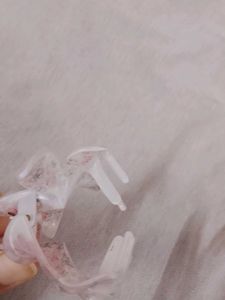 Pink Floral Hair Claw Clip