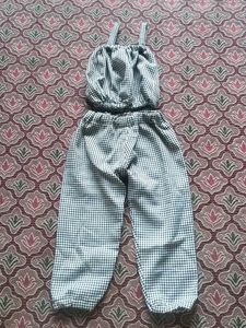 Cute Gingham Two-Piece Set