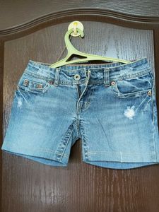 Blue Denim Shorts