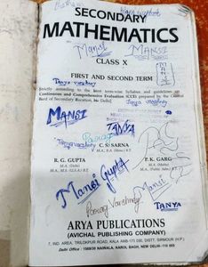 Mathematics Class X Arya Publications Company(APC)