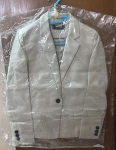 women  Light Beige Blazer