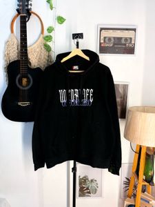 Black Graphic Hoodie