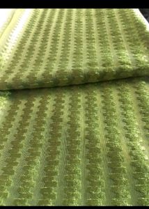 8 feet Pack of 6Stylish Green Striped Curtains