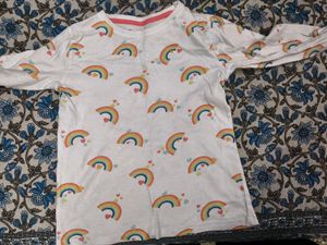 Cute Rainbow Print Top
