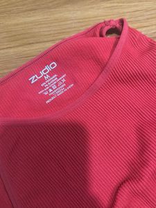 Vibrant Red Ribbed Tank Top