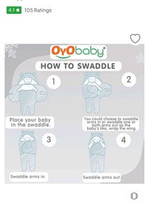 Newborn Baby Swaddle Hooded Wrapper