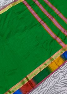 multi green colour  saree