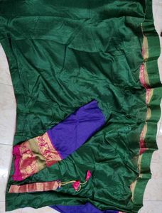Royal Blue Lehenga with Intricate Border