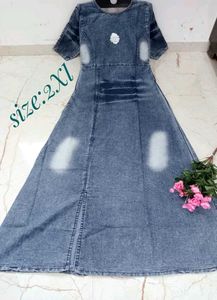 Denim Maxi Dress