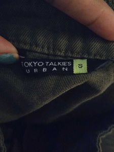 Green Cropped Utility Jacket