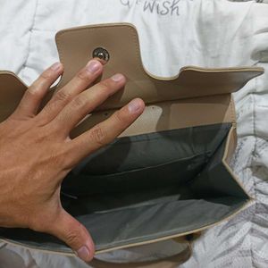 Stylish Taupe Tote Handbag(negotiable)