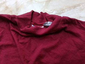 Maroon Long Sleeve Top