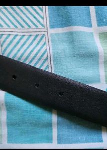 Classic Black Leather Belt