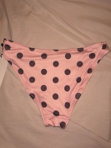 Cute Pink Polka Dot Bikini Bottom **brand new