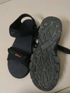 Sparx Black Sandals