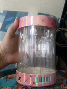Clear Makeup Organizer Jar