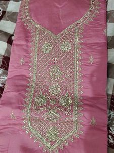 Pink Embroidered Kurta Set