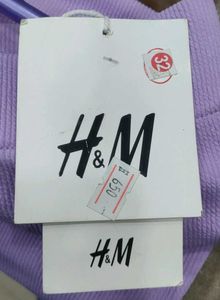 H&amp;M Purple Flared Pants