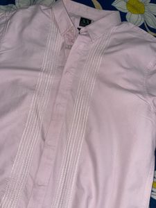 Armani exchange  Men's Pink Formal Shirt