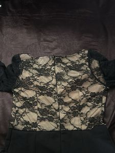 Lace Detail Mini Skirt
