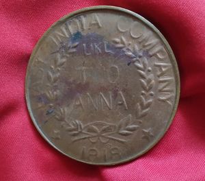 Mix Token Coins Quarter Anna Or Two Anna