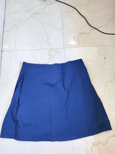 Blue skirt