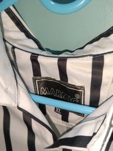 Men's Striped Short Sleeve Shirt