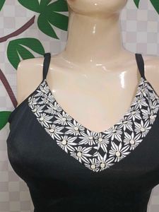 (1000)Elegant Black Swimsuit
