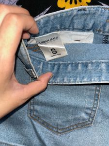 Light Wash Denim Shorts