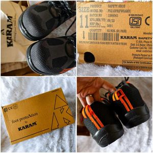 Flyknit Fabric Sporty Safety Shoes | ISI Marked