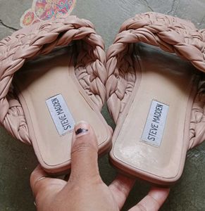 STEVE MADDEN Mules Open Square Toe Flat