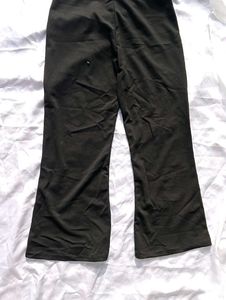 Stylish Bootcut Pants with Gold Chain Detail