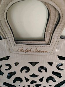 Ralph Lauren Cutwork Handbag