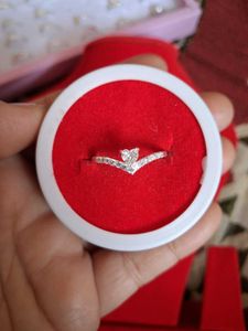 Heart Shaped Ring with Stones