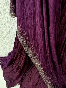 Elegant Beaded Ethnic Gown