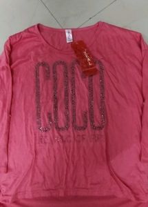 Sparkly "COCO" Print Pink T-Shirt