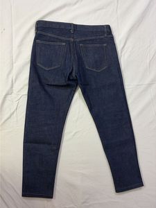 Uniqlo dark blue slim straight fit jeans pant