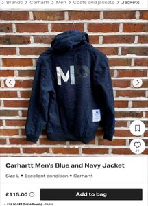 Carhartt X Madness Collab Limited Active Jacket