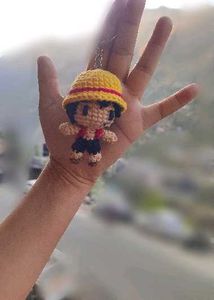 Crocheted Anime Keychain Charm