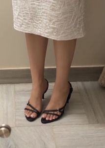 ‼️BRAND NEW ZARA Black Heeled Sandals‼️